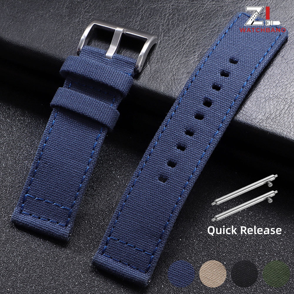 Canvas Strap Watch - Cinturino per Orologio in Nylon 20mm