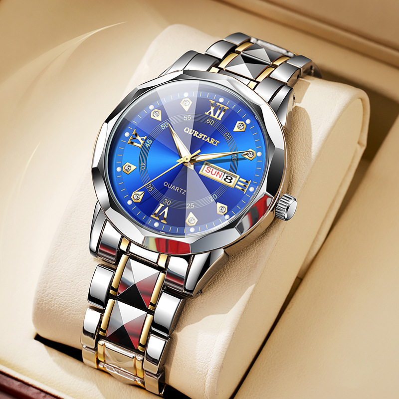 Cartier Watch Tank - Orologio da uomo di marca TOP,