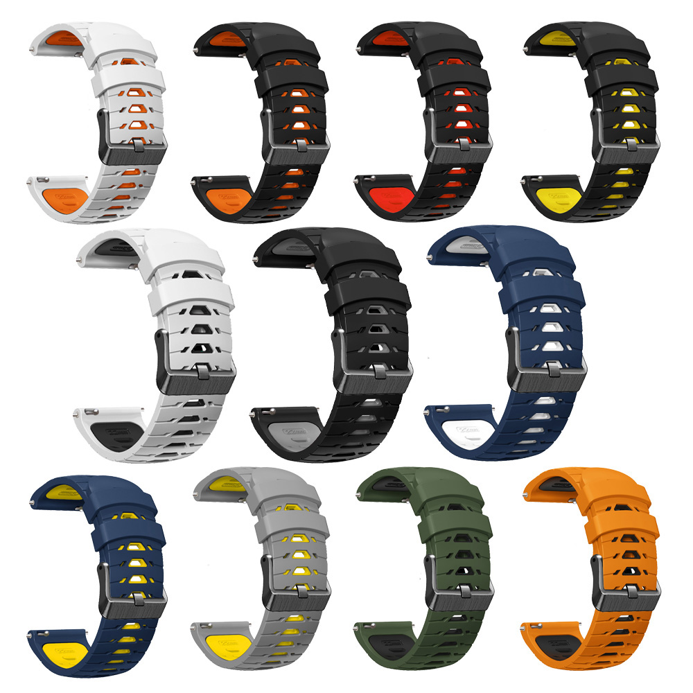 NUOVO Cinturino da 22mm per Hu - Silicone Watch Band 22Mm recensione e prezzo