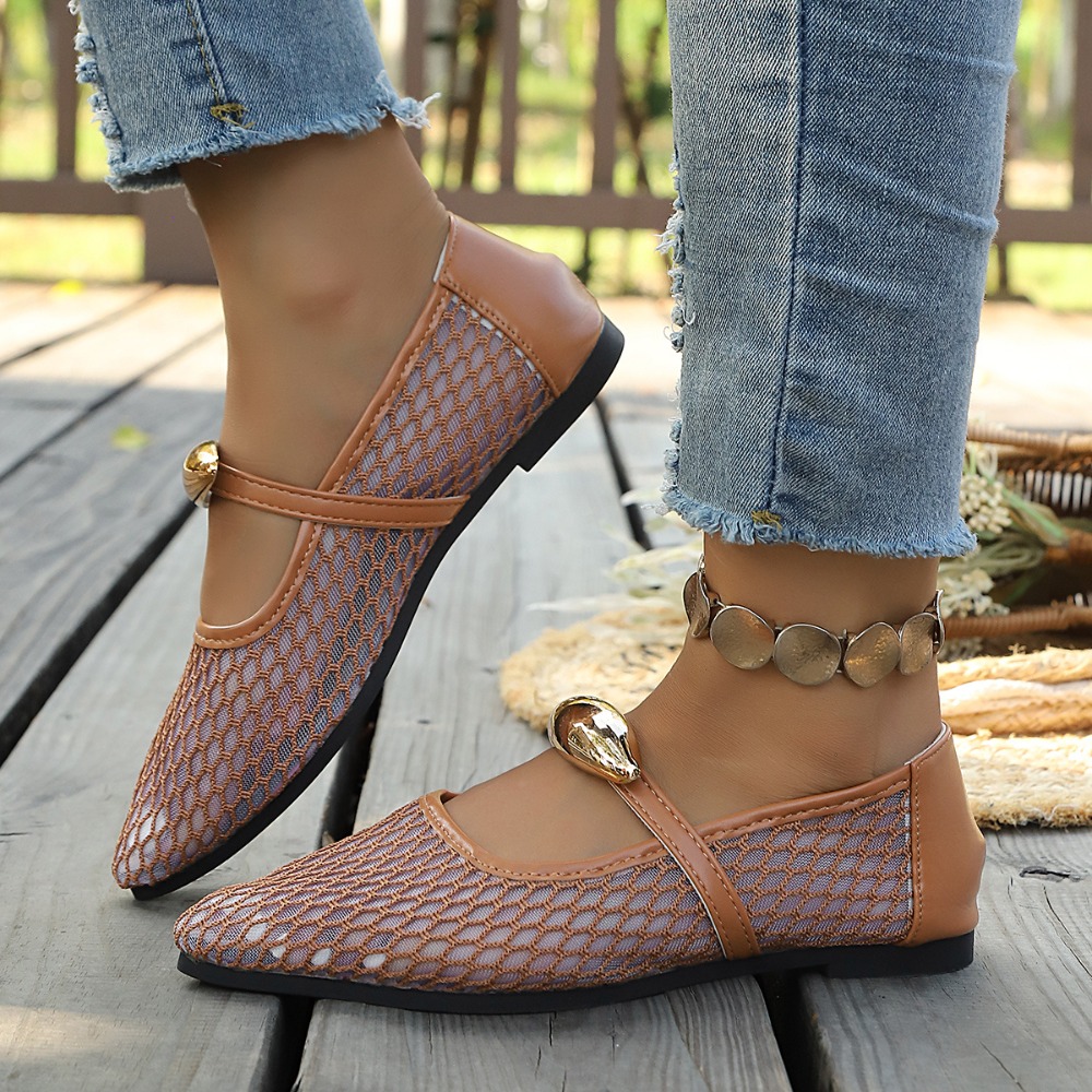 Scarpe Basse da Donna in Rete  - Mesh Strap Metal recensione e prezzo