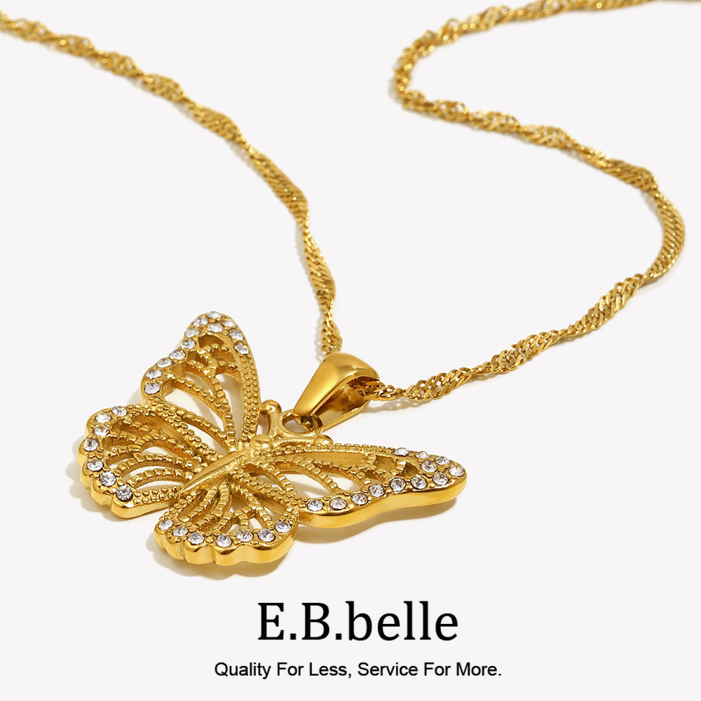 EBbelle Gioielli in acciaio in - Butterfly Clasp Deployant recensione e prezzo