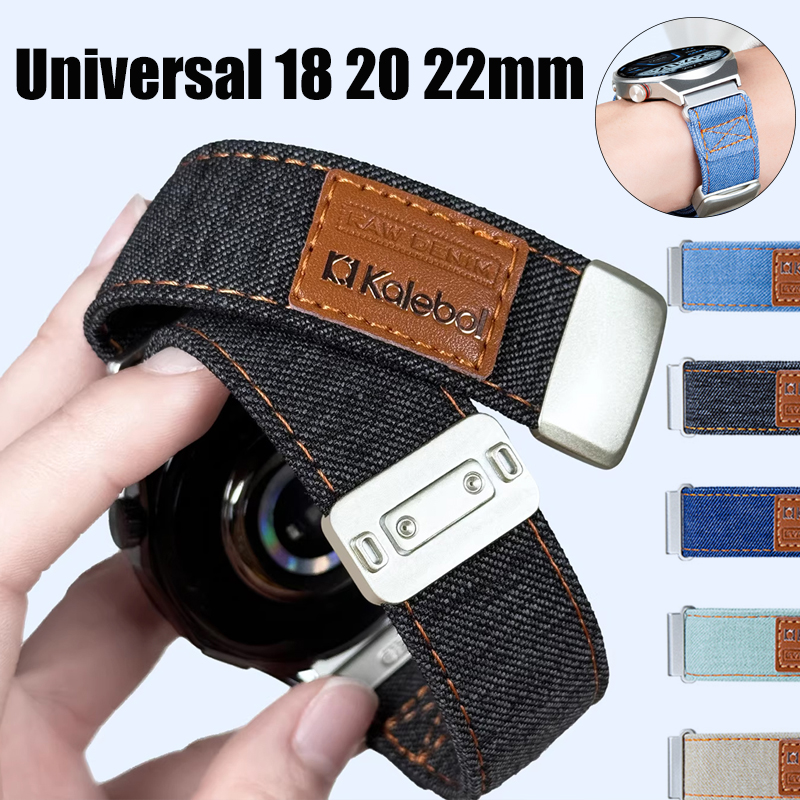 Cinturino in tela denim da 18/ - Canvas Strap Watch recensione e prezzo